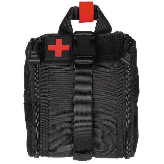 FIRST AID POUCH - MOLLE - MFH - SMALL - BLACK