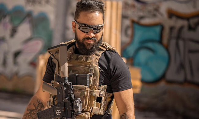 BALLISTIC SUNGLASSES - SABER ADVANCED - WILEY X - GREY/CLEAR/LIGHT RUST - Matte OD Green 