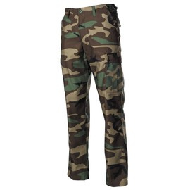US COMBAT PANTS - BDU - MFH® - WOODLAND CAMOUFLAGE