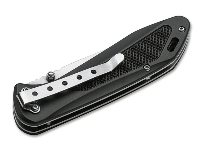POCKET KNIFE ADVANCE CHECKERING BLACK - MAGNUM BY BOKER