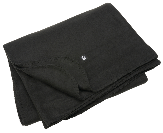 FLEECE BLANKET - BLACK - BRANDIT