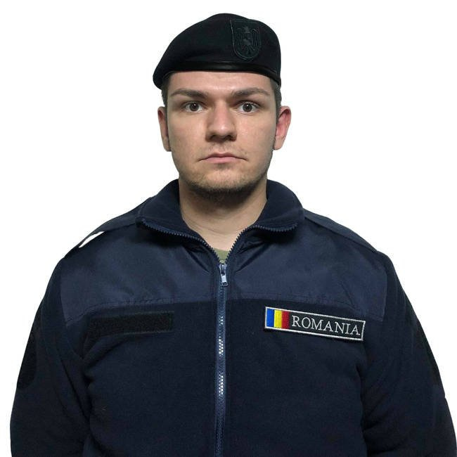 Textile beret - Black