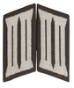COLLAR PATCH - EAST GERMAN ARMY SOLDIER - BLACK
