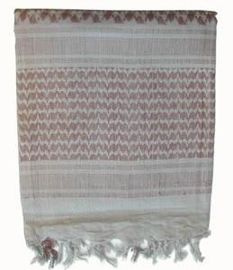 SCARF SHEMAGH LIGHT BROWN