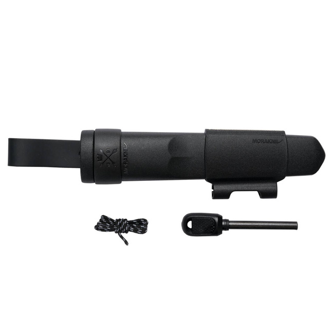 GARBERG BLACKBLADE™ WITH SURVIVAL KIT (C) - MORAKNIV® - BLACK (ID 13915)