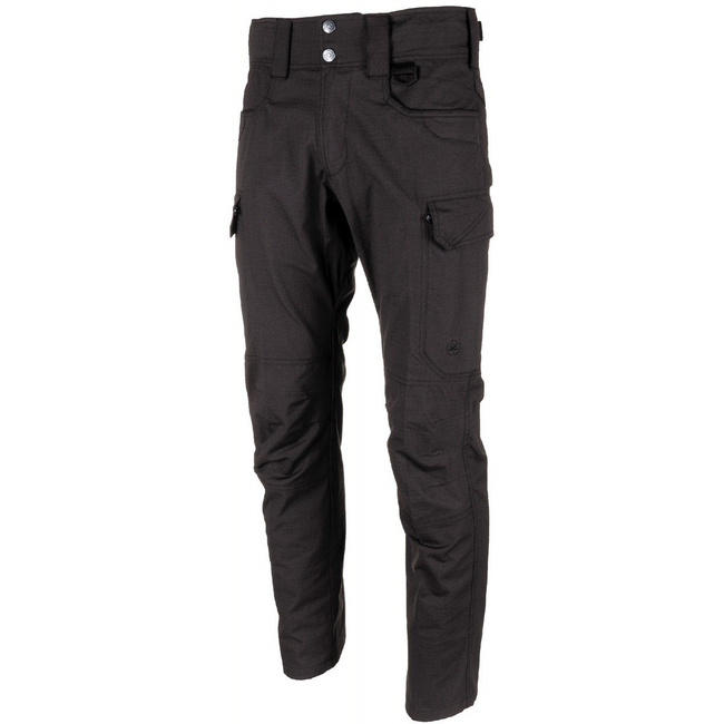 TACTICAL PANTS - "STORM" - RIP STOP - BLACK