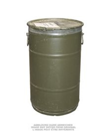 GERMAN TRANSPORTATION BARREL W.LID USED