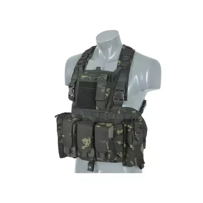 Force Recon Chest Harness - MOLLE - Midnight Black - 8FIELDS