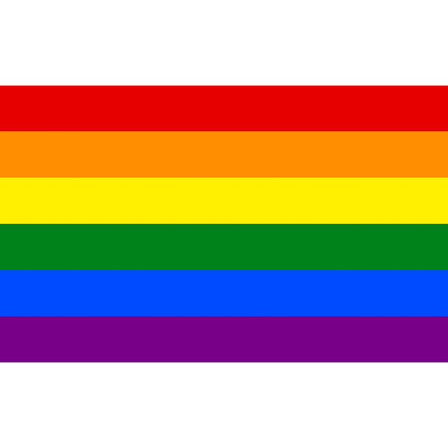 FLAG - 90 x 150 CM - RAINBOW - NEW