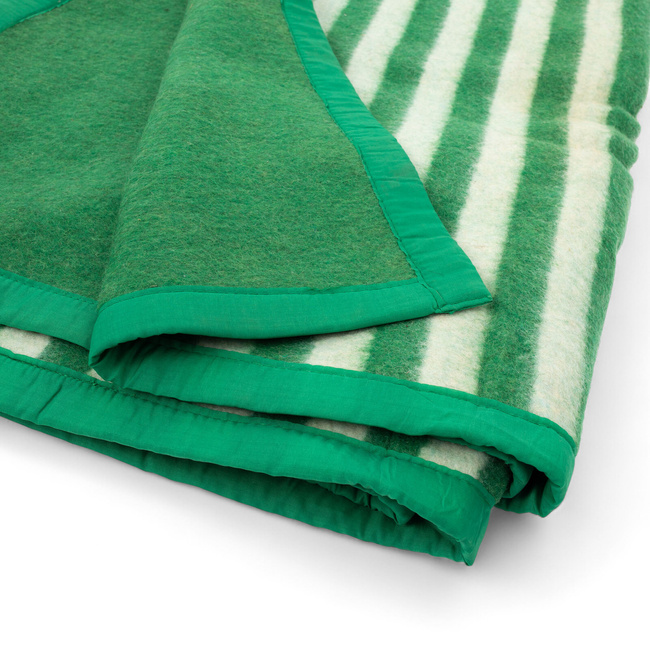 PURE WOOL VINTAGE BLANKET - 140x210 CM - ROMANIAN ARMY MILITARY SURPLUS - USED