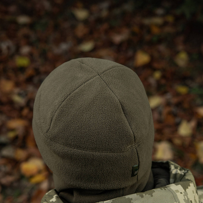 WATCH FLEECE HAT - ELITE BEANIE HAT (320g/m ) WITH SLIMTEX - ARMY OLIVE - M-TAC