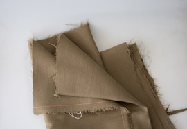 (TOILE) FABRIC PER METER (WIDTH 1,52 M) - KHAKI - ROMANIAN ARMY MILITARY SURPLUS