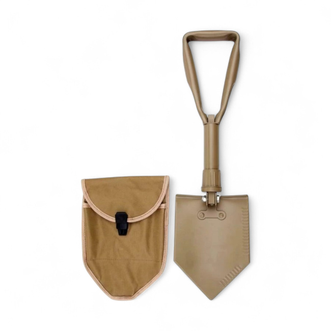 Shovel pouch - US Army military surplus - Coyote - In good condition 