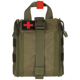 FIRST AID POUCH - MOLLE - MFH - SMALL - OD GREEN