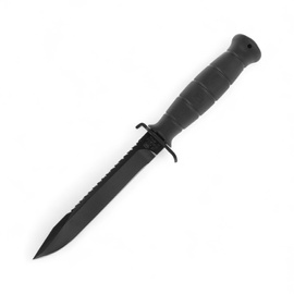 Glock FM81 military survival knife with serrated blade - Black