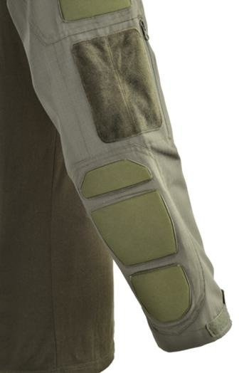 Defcon 5 Combat Shirt With Protections Full Sleeves -  Black