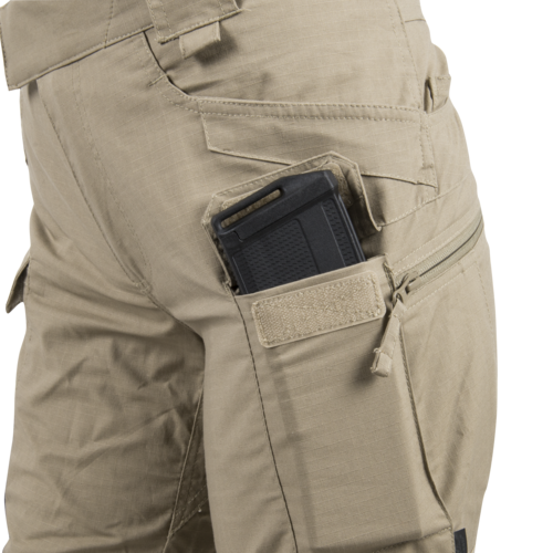 WOMEN'S URBAN TACTICAL PANTS -  UTP Resized  - POLYCOTTON RIPSTOP - Helikon-Tex - BLACK - LENGTH 30 inch