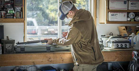 HEAVY FLEECE JACKET - "PATRIOT" - Helikon Tex® - JUNGLE GREEN