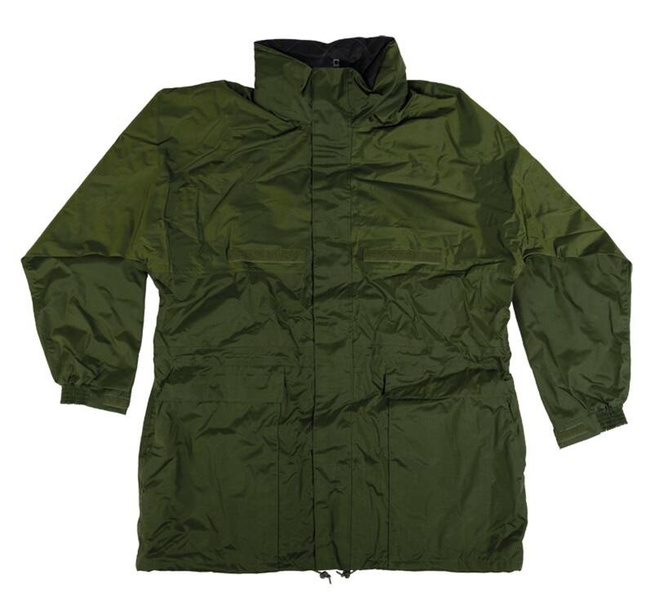 BELGIUM WET WEATHER JACKET - LINED - OLIVE DRAB- LIKE NEW