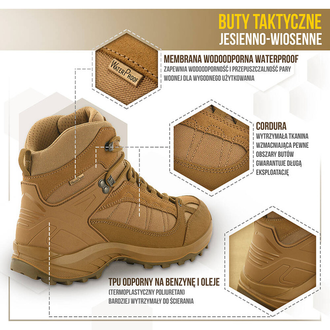 BOOTS TACTICAL DEMI-SEASON - COYOTE - M-TAC