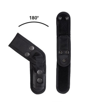 CZECH BLACK TEXTILE BATON HOLDER USED