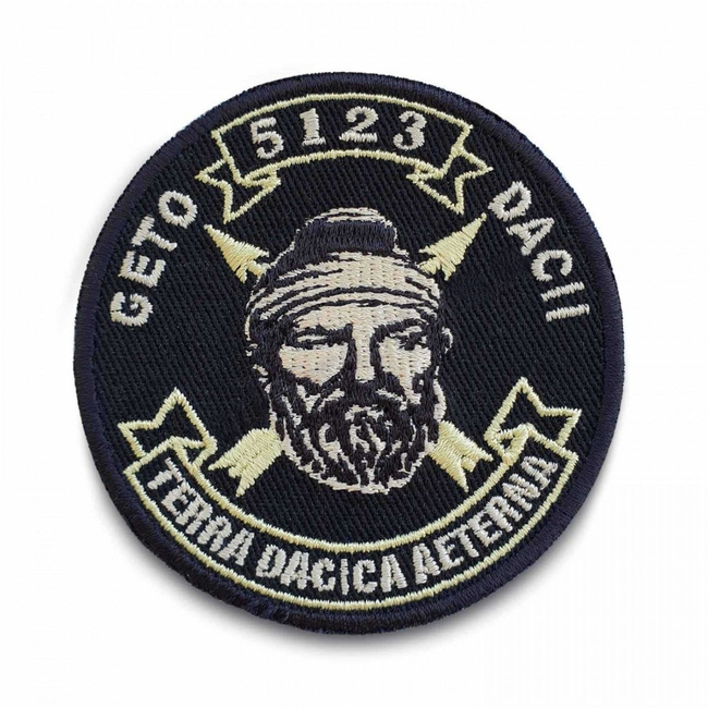 Emblem of the Geto Dacii, with hook and loop application