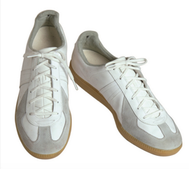 SPORT SHOES - MILITARY SURPLUS FROM GERMAN ARMY - WHITE - USED