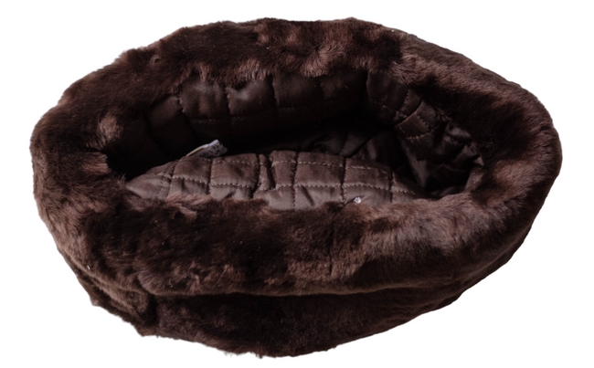 Fur hat, Cold War era, Romanian Army Surplus - Brown