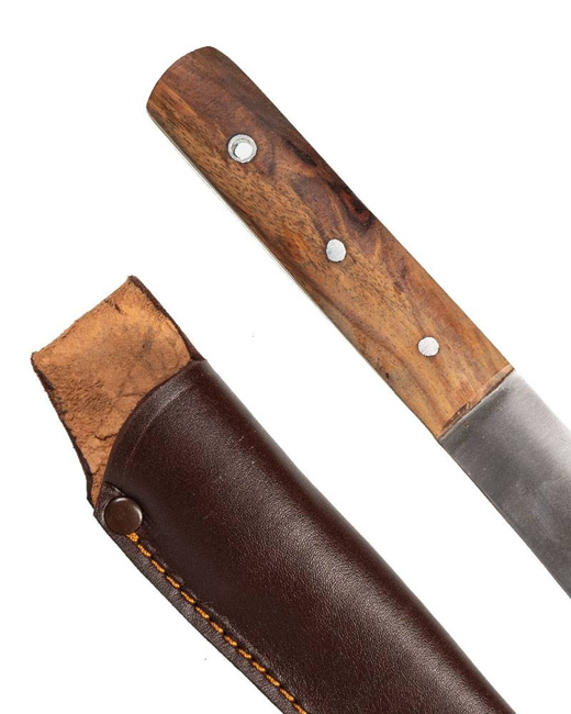 BUNDESWEHR GENUINE SAILOR KNIFE - WITH COWHIDE SEATH