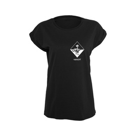 WOMEN'S T-SHIRT - FORVERT PRINT - BLACK - PASADENA - BRANDIT