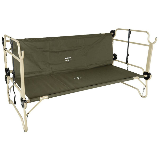 PORTABLE BUNK BED WITH SIDE POUCH - OD GREEN - MFH