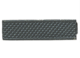 East German Mat Metal Braid Stripe