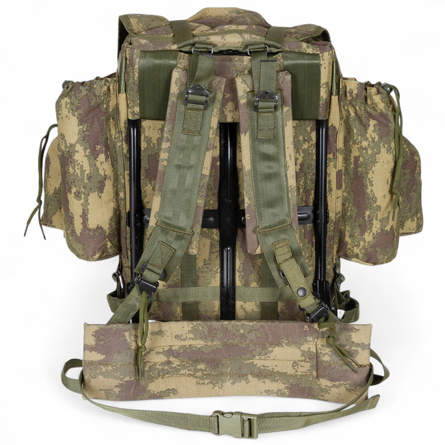 External Frame Backpack -Turkish Army Military Surplus - Turkish Armed Forces Digital Camo - M2008 Pattern - Used - Top Condition