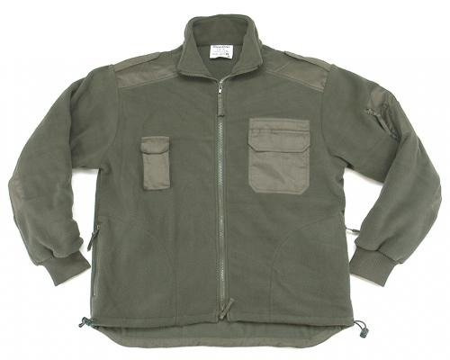 FLEECE-JACKET ZIPPER OLIVE