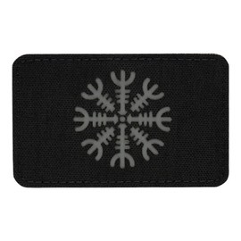 PATCH HELMET OF HORROR HORIZONTAL LASER CUT - BLACK/GREY - M-TAC