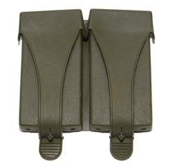 RUBBER MAGAZINE BAG - OD - GENUINE GERMAN MILITARY SURPLUS - LIKE NEW