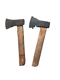 AXE - 37 CM HANDLE - ROMANIAN ARMY MILITARY SURPLUS - USED