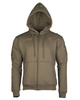 TACTICAL HOODIE WITH ZIPPER - Mil-Tec - RANGER GREEN
