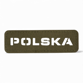 PATCH POLSKA 25 x 80 MM LASER CUT - GREEN RANGER - M-TAC