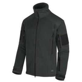 DOUBLE FLEECE JACKET - LIBERTY - Helikon Tex - JUNGLE GREEN