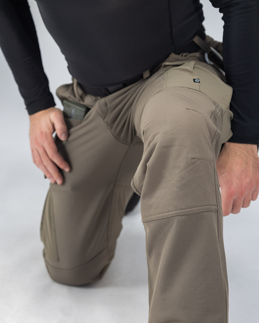 BDU 2.0 Pants with Elastic Waist and Fleece Lining - Arctic - K05068 - Black - Pentagon - Length 34 inches