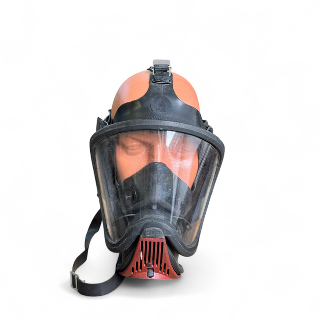 MSA AUER ULTRA ELITE GAS MASK FOR FIREFIGHTERS - USED, IN GOOD CONDITION - FOR DECORATION