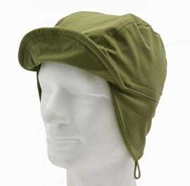 DUTCH ARMY WINTER CAP - OD GREEN - USED