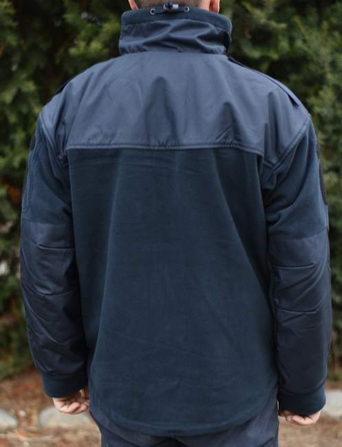 POLAR JACKET - CLASSIC ARMY - Helikon Tex - NAVY BLUE - WITHOUT EMBLEMS - JANDARMERY