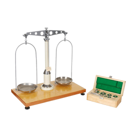 Pharmaceutical balance with weights - Military surplus from the Czechoslovakian army - Like new