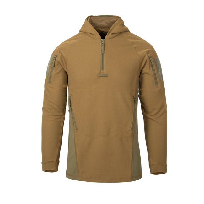RANGE HOODIE - TOPCOOL - HELIKON - OLIVE GREEN/BLACK