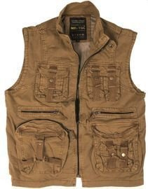 Coyote VINTAGE SURVIVAL VEST PREWASHED
