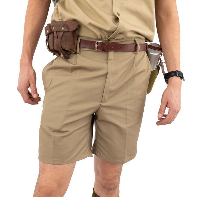 MILITARY LEATHER BELT - WITH BUCKLE - ROMANIAN ARMY SURPLUS - LIKE NEW