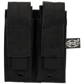 Ammo double pouch, small, Molle system - Black