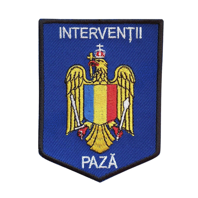 Emblema Interventii Paza, cu aplicare termica
